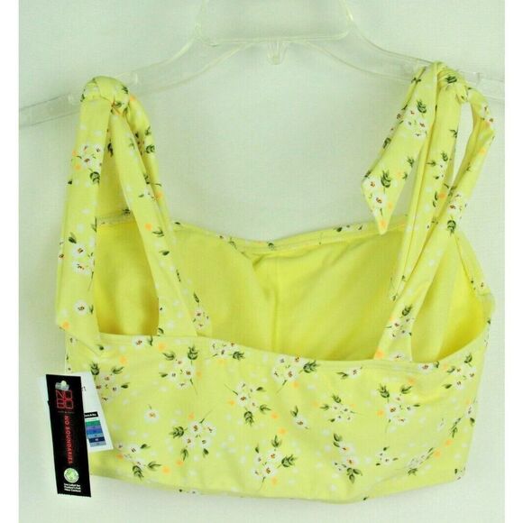 No Boundaries 2-Piece Bikini Swimsuit Floral Top 7-9 Bottom 3-5 Juniors New - Picture 3 of 8
